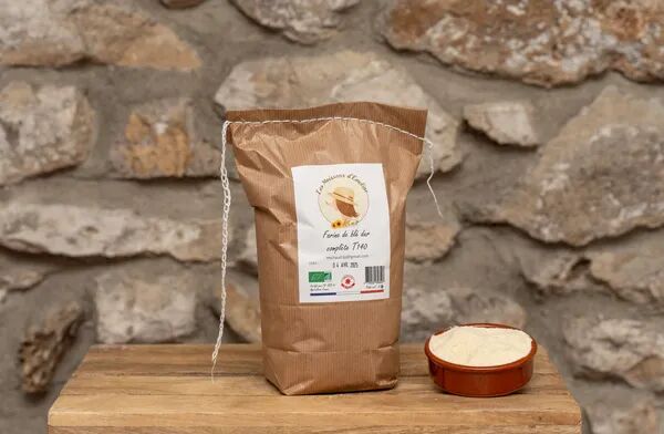 Farine complète de blé dur Bio T140 