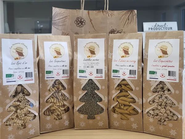 Coffret de Noël pâtes et lentilles 